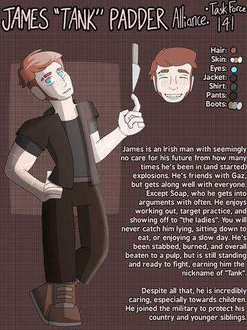 James Padder Call of Duty fan OC